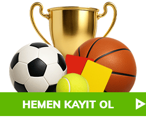 Spor kupası ve toplarla hızlı kayıt ol